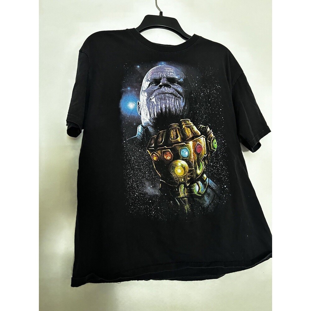 Marvel The Avengers Infinity War T Shirt Thanos Gauntlet Size L